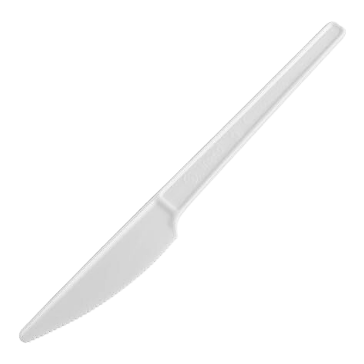 cuchillo blanco biodegradable