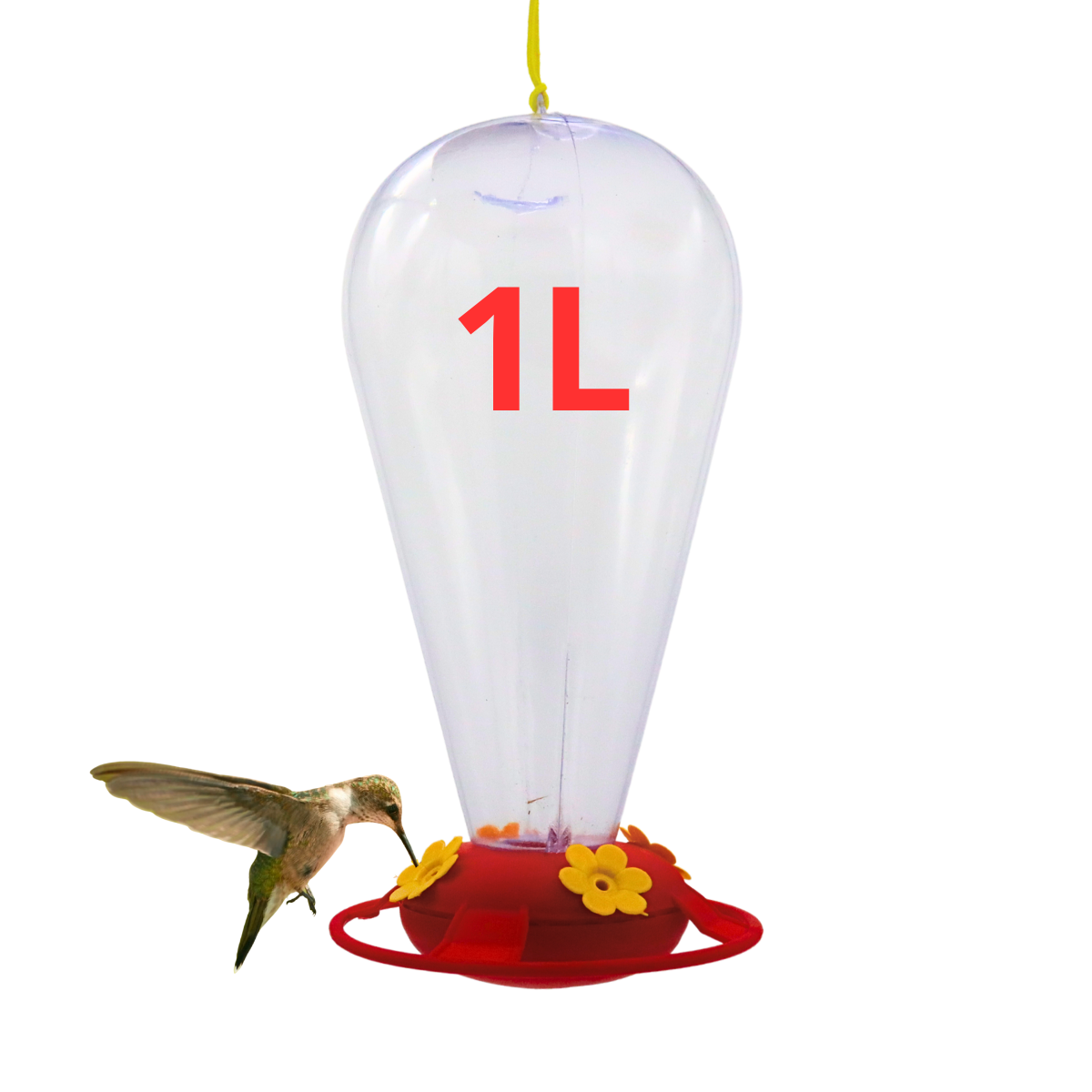 Bebedero Para Colibrí O Picaflor De 1L