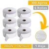 Papel Higienico Industrial Alba Hogar
