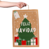 Bolsa Para Navidad De Papel Kraft