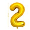 Globos Metálicos Dorados 70cm para Fiesta