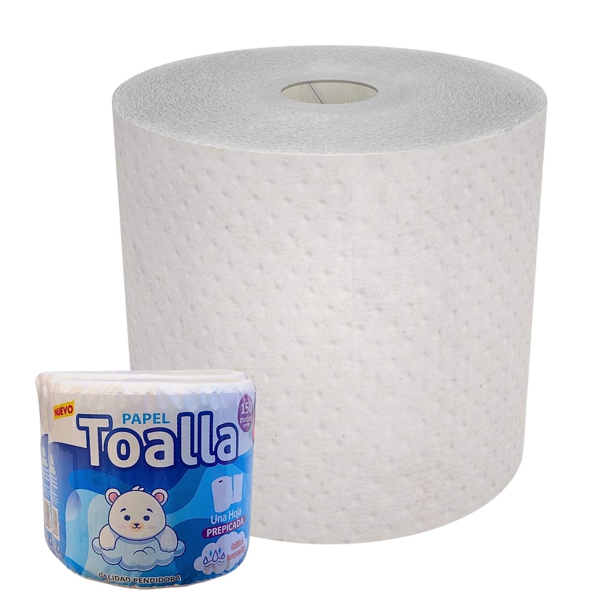 Toalla de Papel Absorbente Prepicada