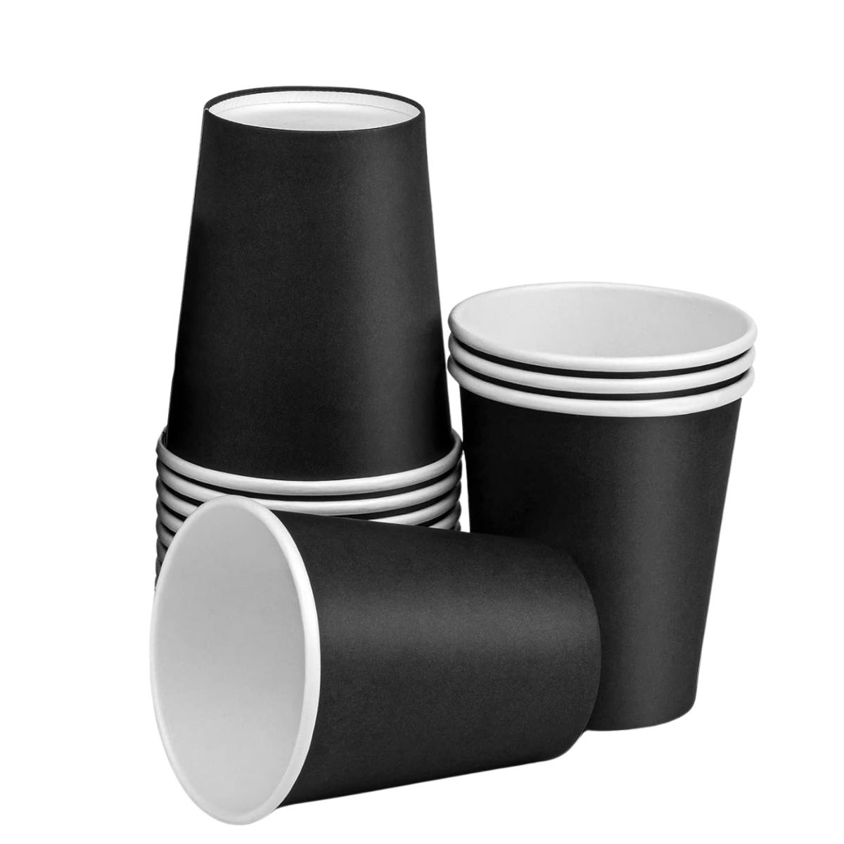 Vasos Desechables Negros 10 Und