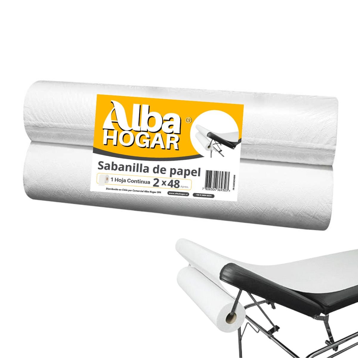 Sabanilla Para Camilla De Papel Alba Hogar