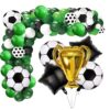 Set De Globos De Cumpleaños Fútbol 74 Piezas