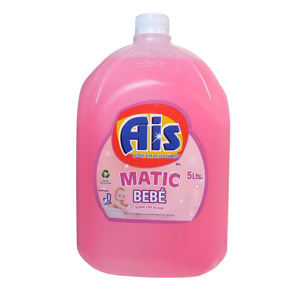 Detergente líquido Ais Matic Aroma Bebé 5 Litros
