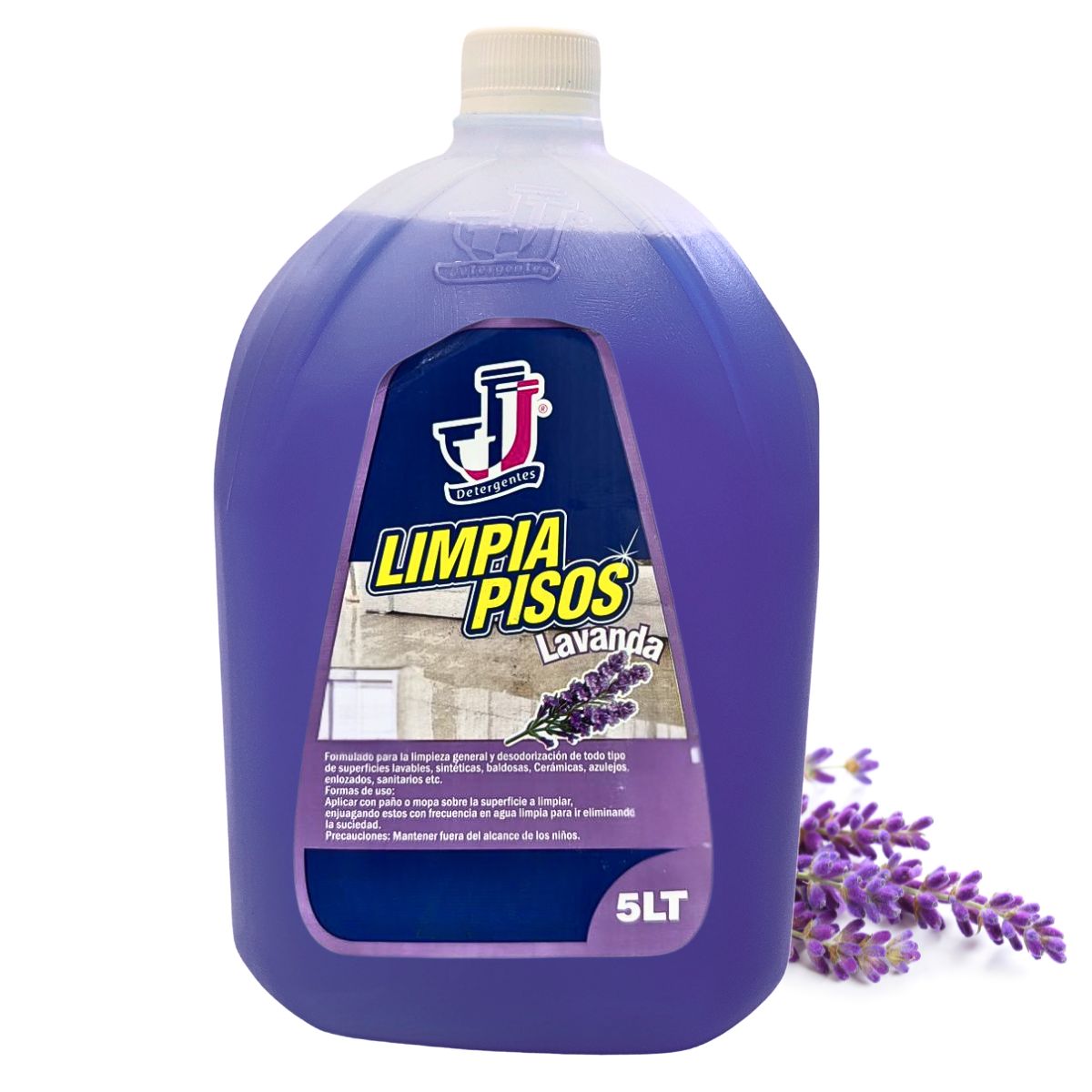 Limpia Pisos 5 Litros Desinfectante Aroma Lavanda