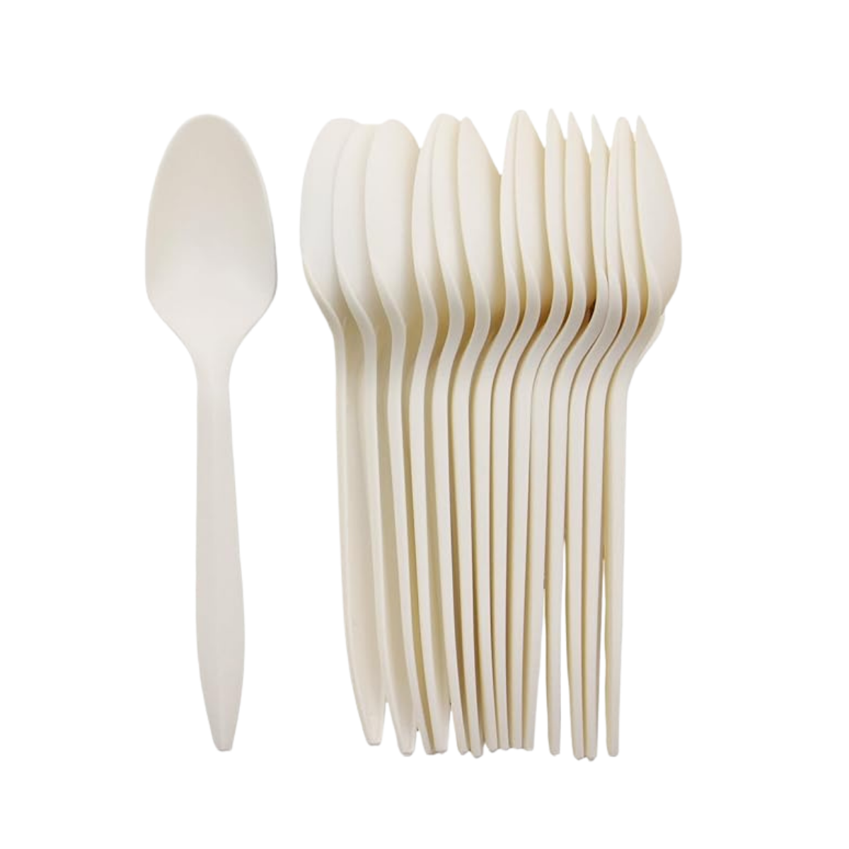 Cucharas para Postres Cubiertos Desechables