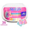 Detergente En Cápsulas Aileda 4 en 1 Cítricos y Frutas 36 Capsulas