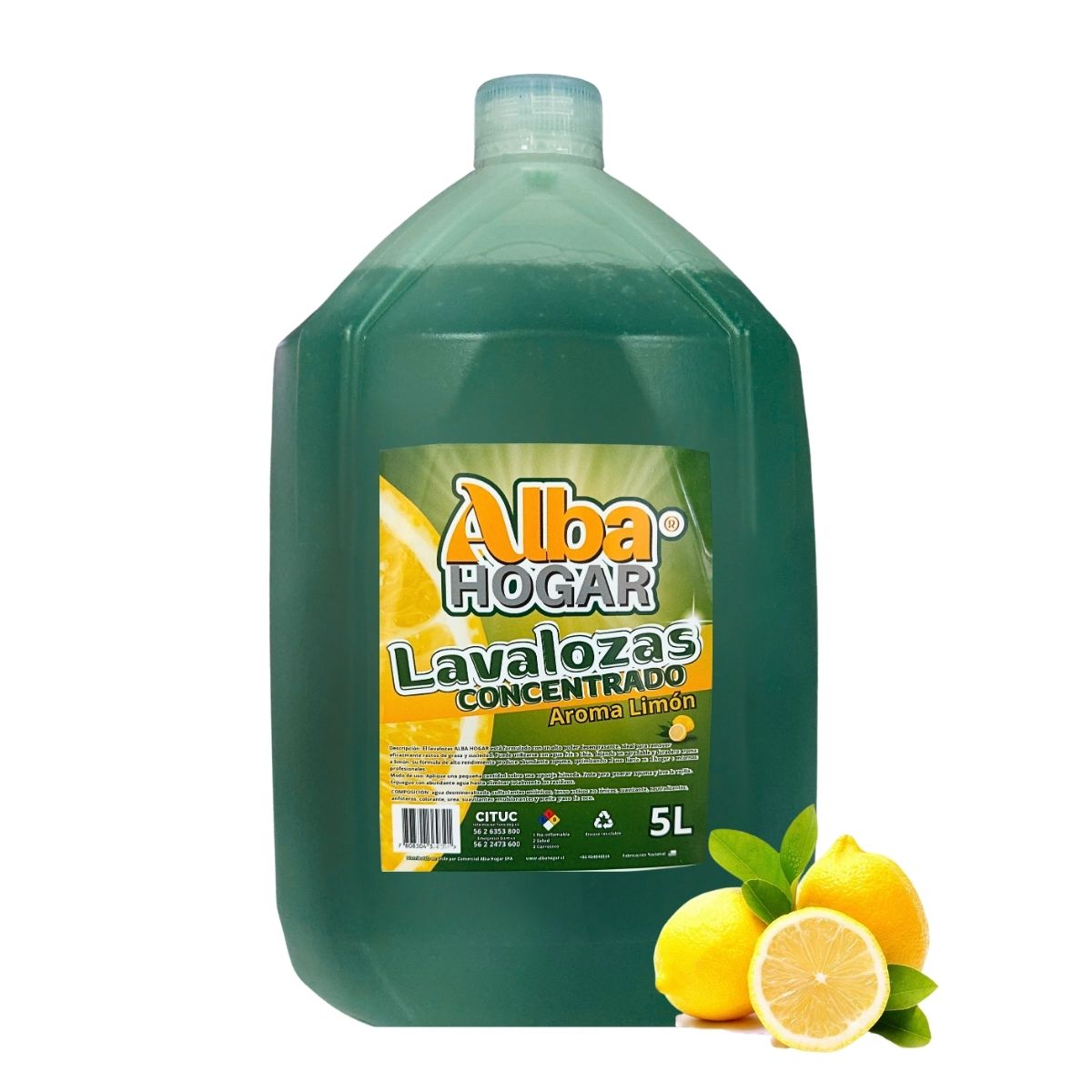 Lavalozas Concentrado 5L Alba Hogar