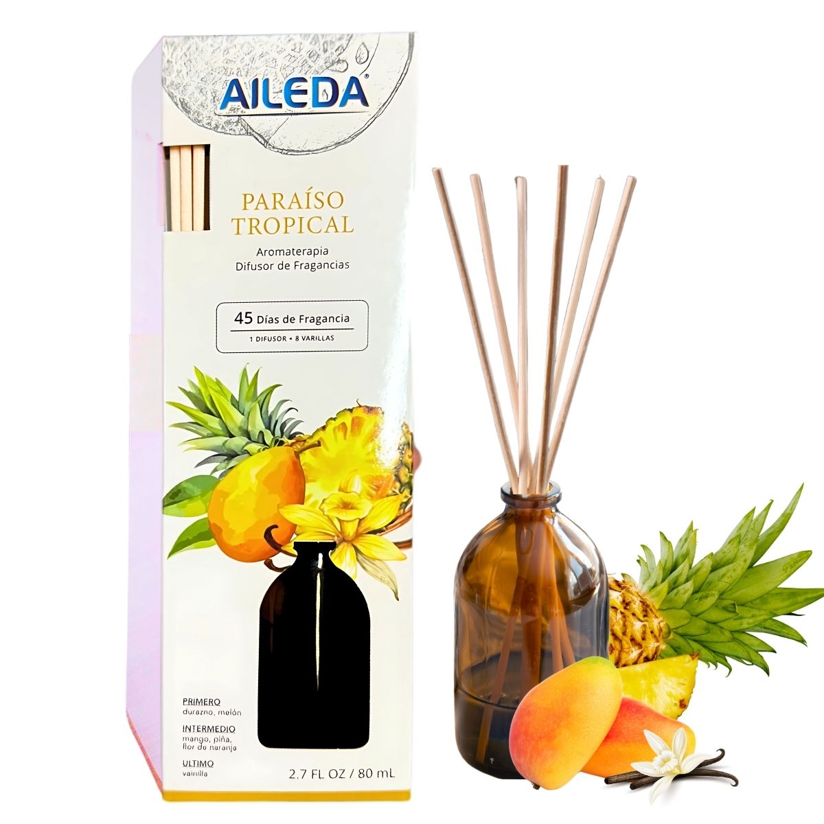 Difusor De Aroma Varillas Aileda Aroma Tropical