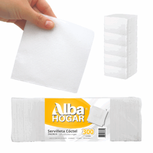 Servilletas de papel cóctel 300 unidades Alba Hogar