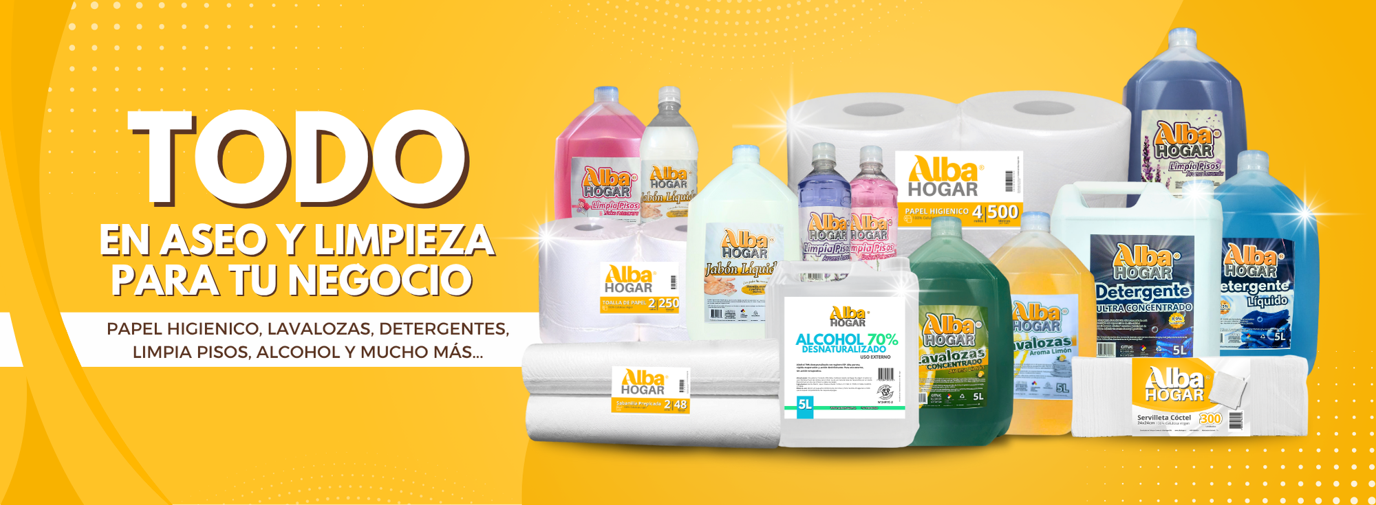 Banner productos Alba Hogar