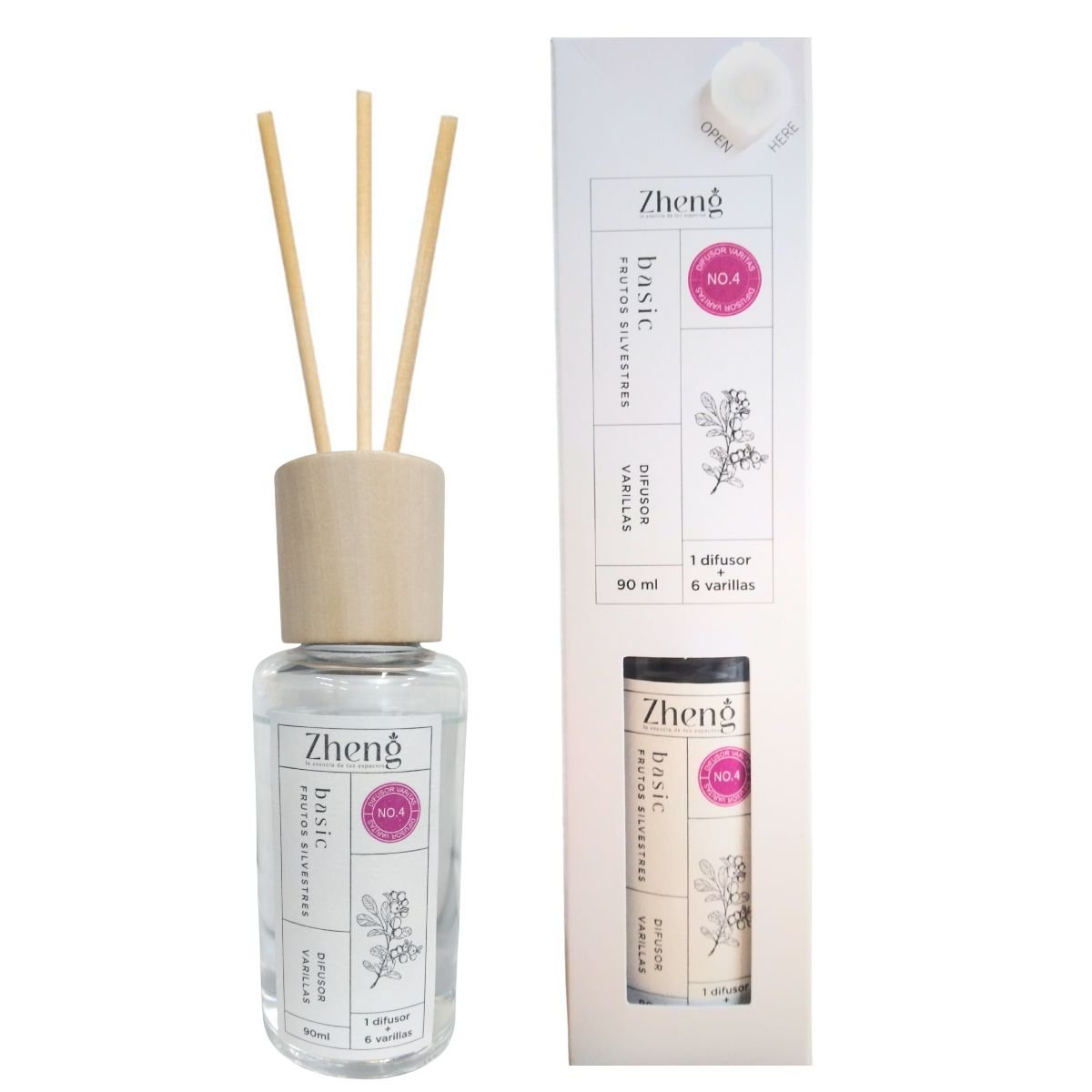 Difusor De Aroma Con Varillas Zheng