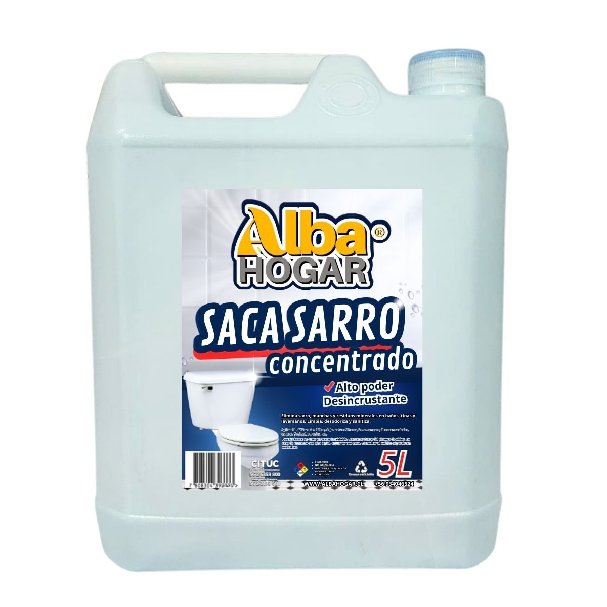 Desincrustante Saca Sarro Concentrado Alba Hogar