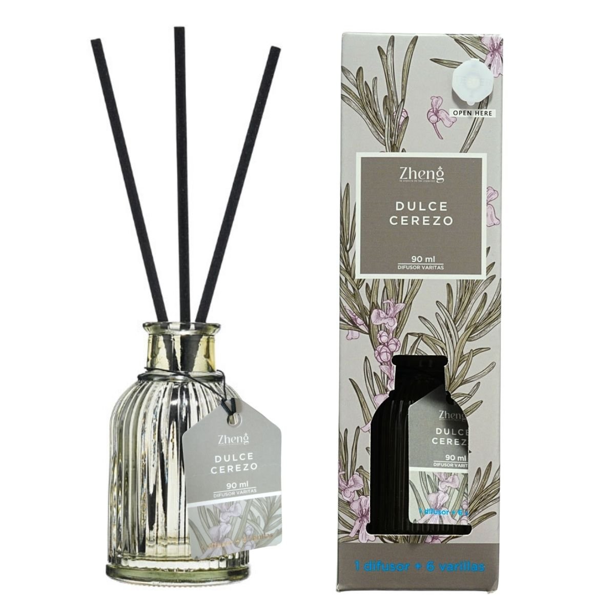 Difusor De Aroma Con Varillas Zheng