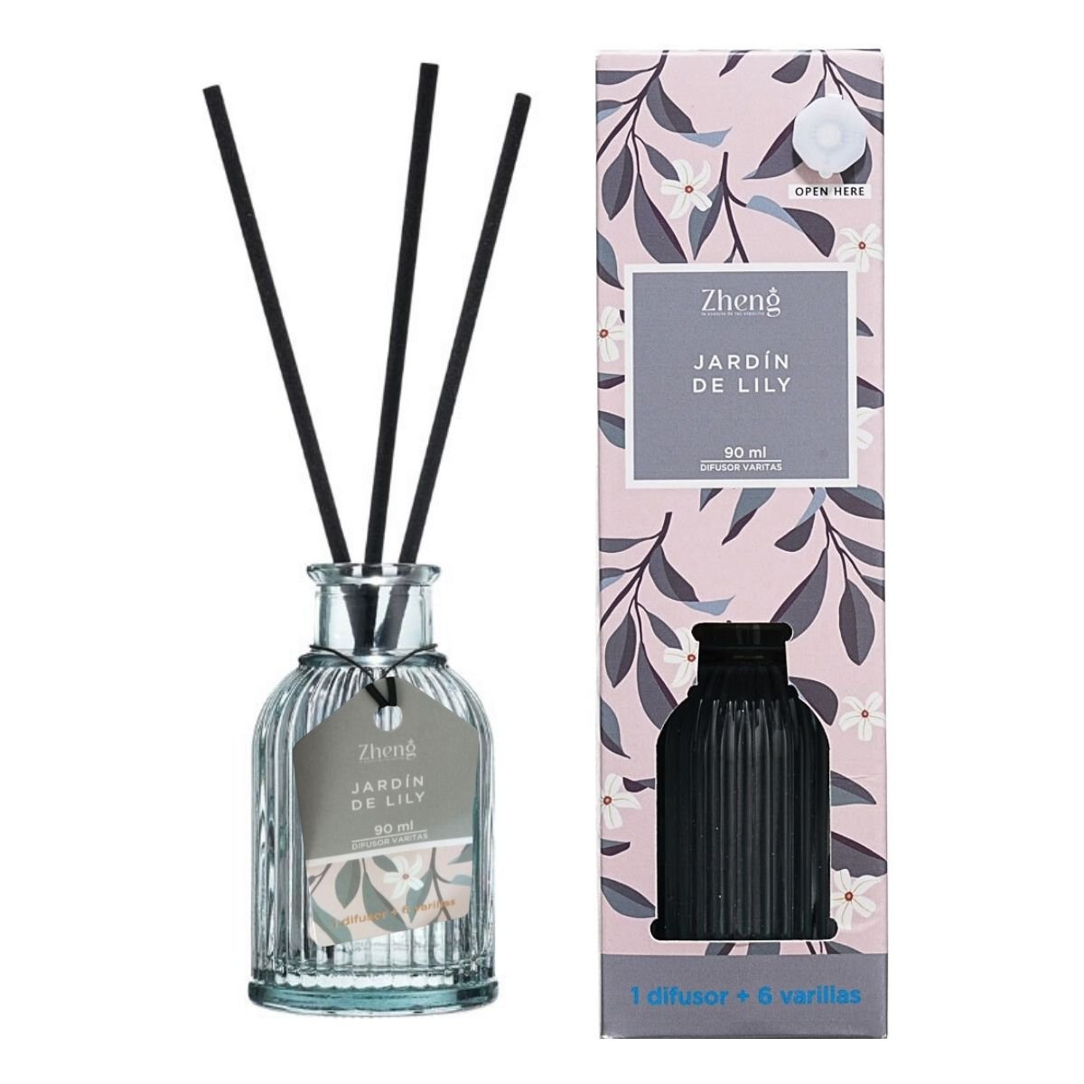 Difusor De Aroma Con Varillas Zheng