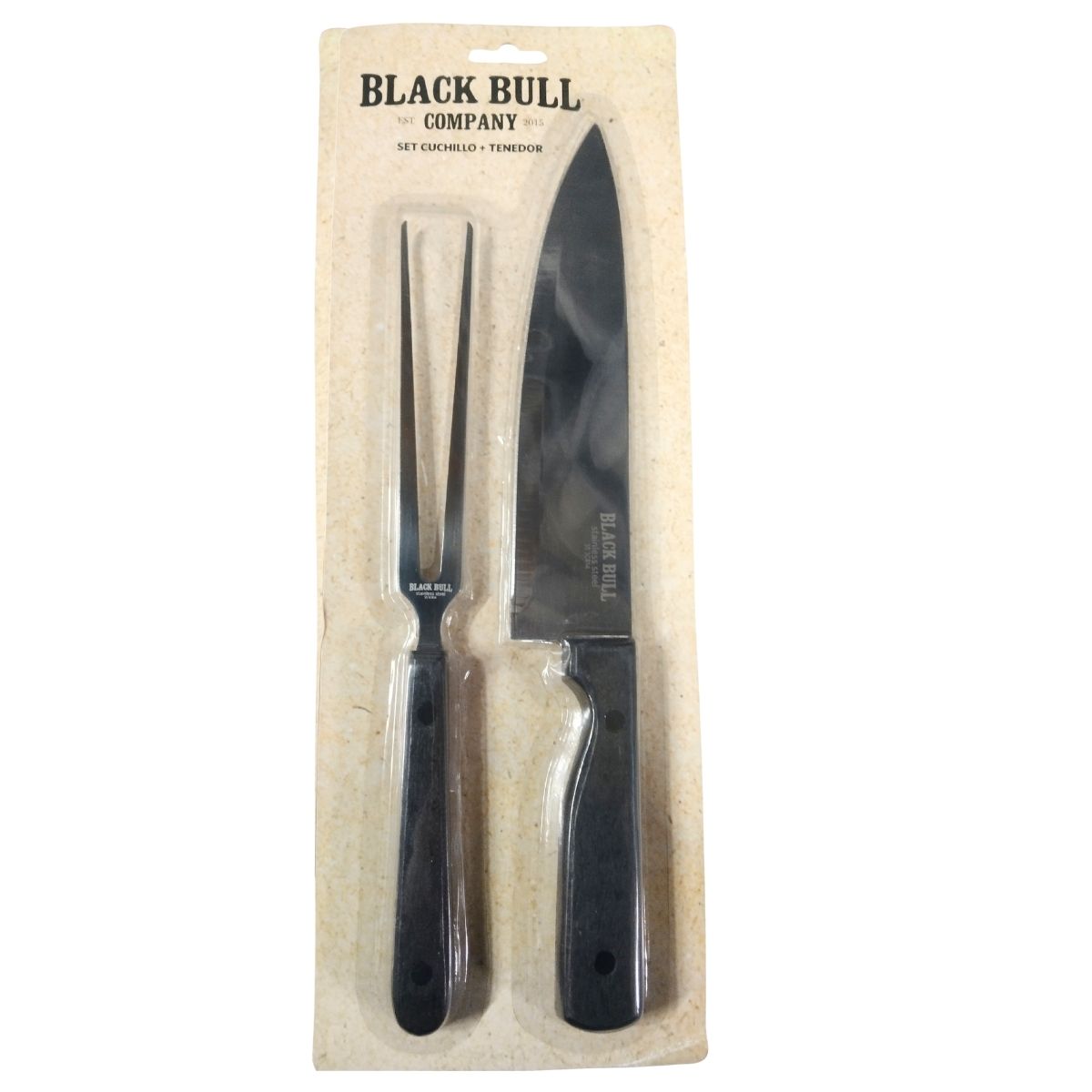 Set Parrillero Cuchillo + Tenedor