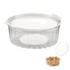 Pote Plástico con Tapa Plana 8oz