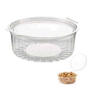 Pote plástico con tapa plana 8 oz para postres Alba Hogar