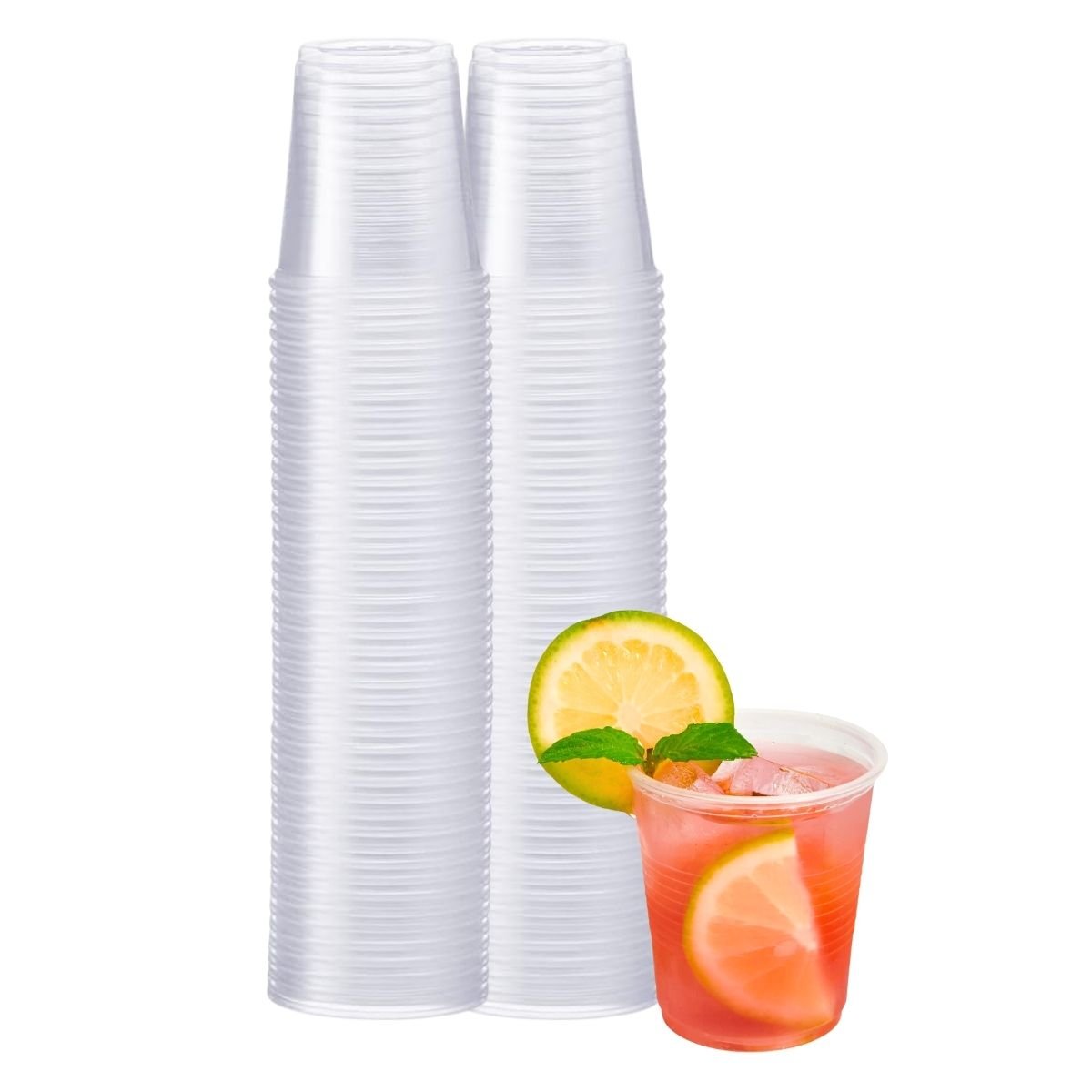 Vasos Plásticos Transparentes 3oz
