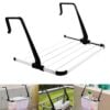Tendedero De Ropa Colgador Plegable de balcón 55x37.5x30