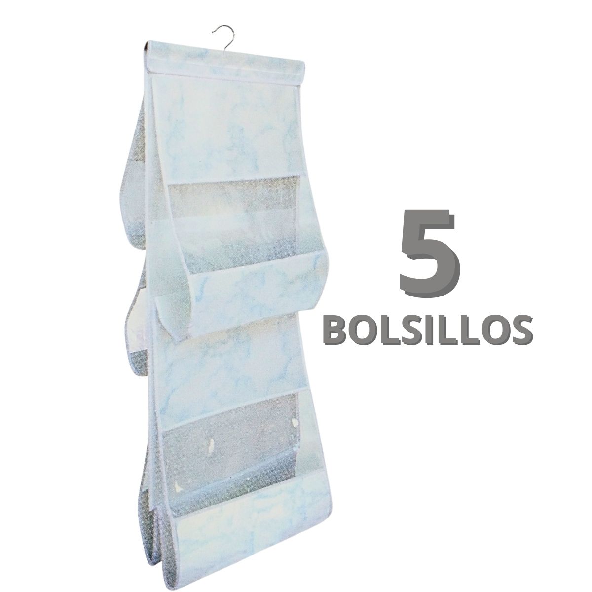 Organizador De Bolsos 5 Bolsillos 90 x 40
