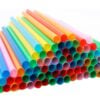 Bombilla Plástica De Colores 8mm