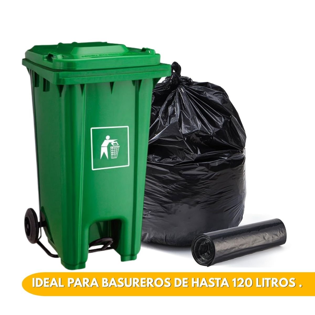 Bolsas de Basura Alba Hogar 80 x 110 cm