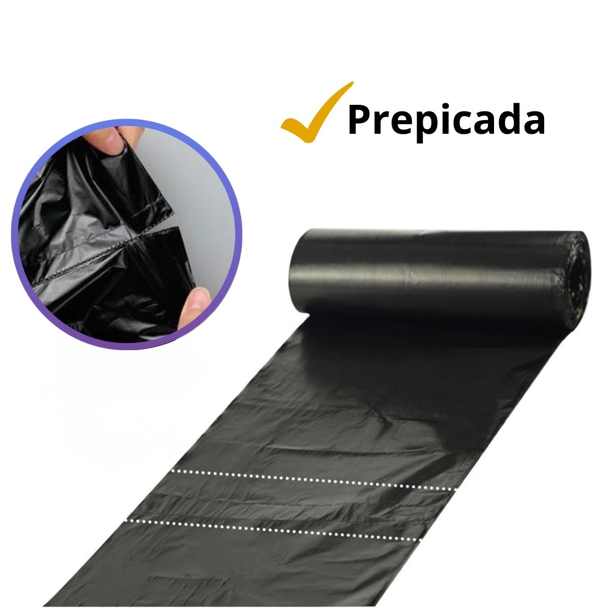 Bolsas de Basura Alba Hogar 80 x 110 cm